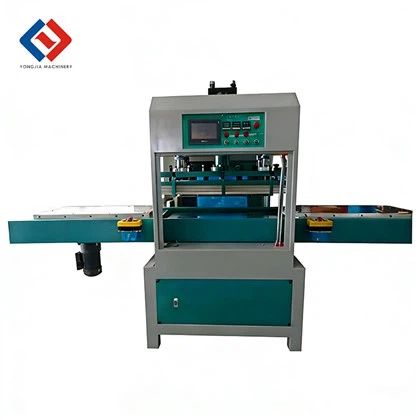 Máquina para fabricar bolsas de documentos con soldadura HF