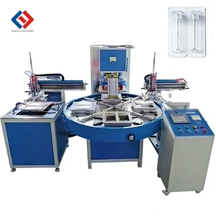 Máquina envasadora de blister de tubos de ensayo